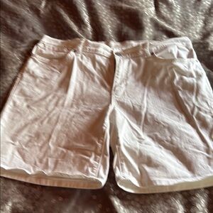 White Denim Shorts